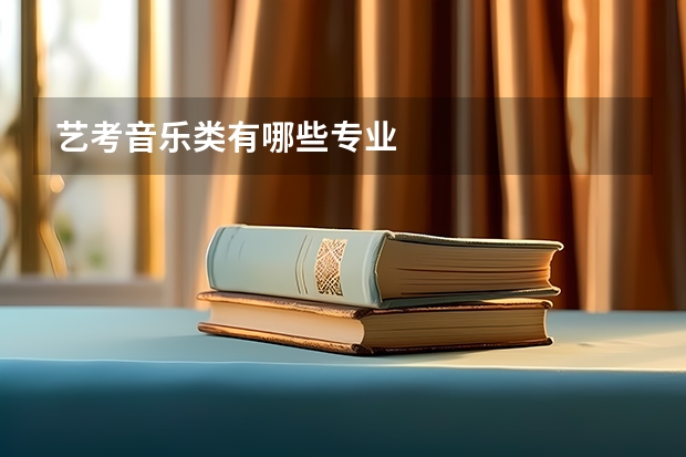 艺考音乐类有哪些专业