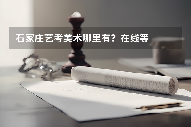 石家庄艺考美术哪里有？在线等