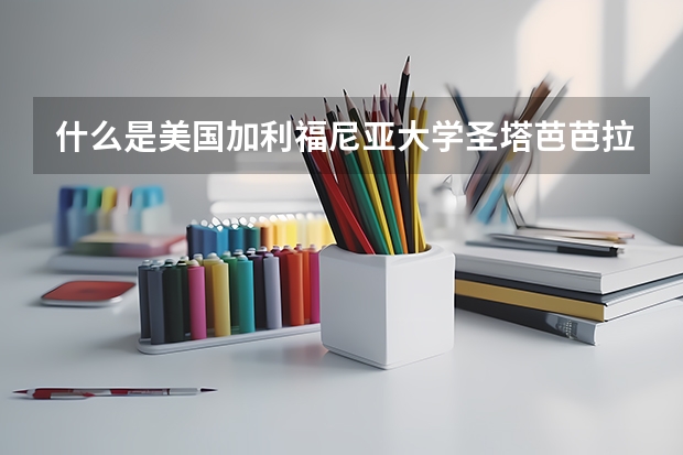 什么是美国加利福尼亚大学圣塔芭芭拉分校