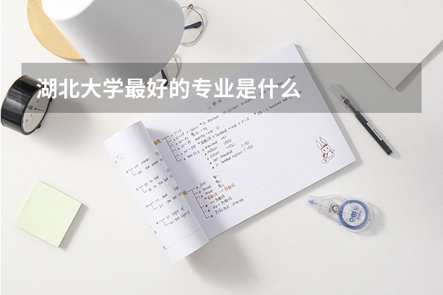 湖北大学最好的专业是什么