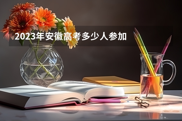 2023年安徽高考多少人参加