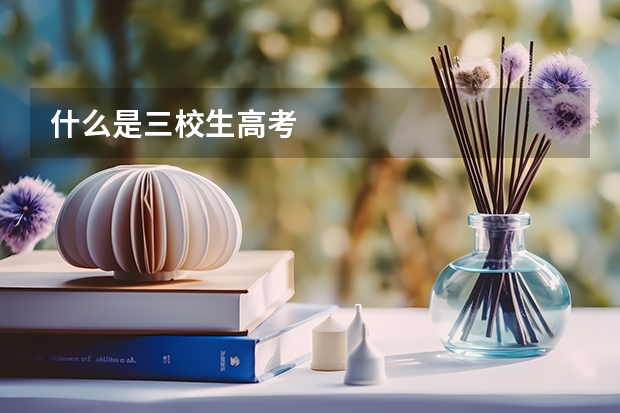 什么是三校生高考