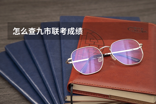 怎么查九市联考成绩