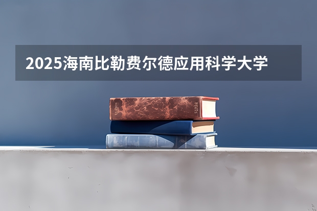 2025海南比勒费尔德应用科学大学在山东招生计划人数一览表