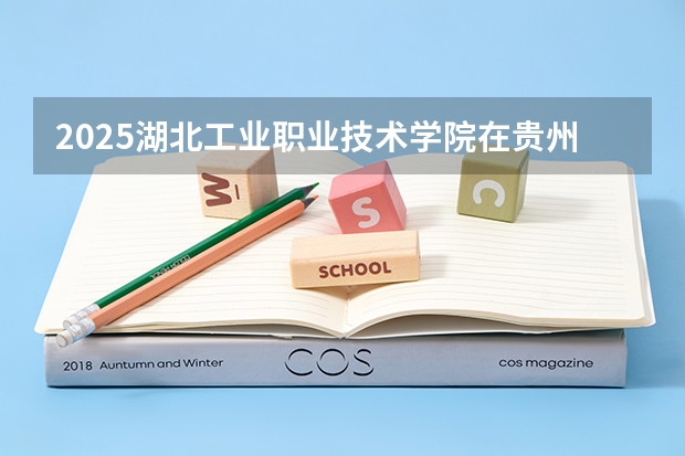 2025湖北工业职业技术学院在贵州招生计划一览表