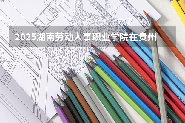 2025湖南劳动人事职业学院在贵州招生计划一览表