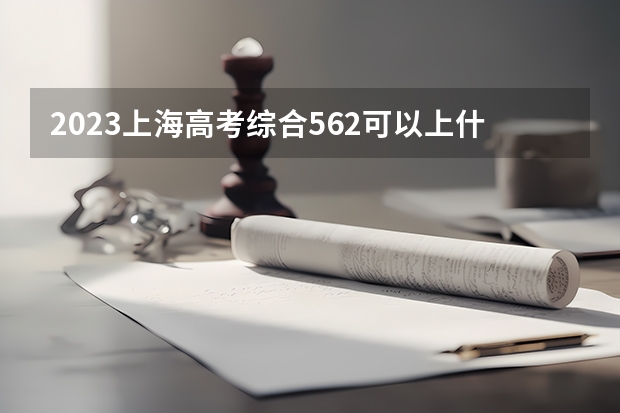 2023上海高考综合562可以上什么大学