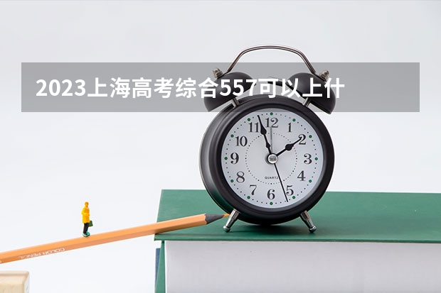 2023上海高考综合557可以上什么大学