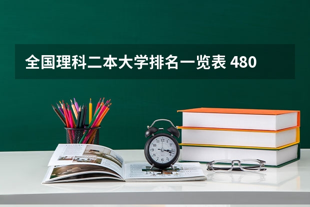 全国理科二本大学排名一览表 480分理科大学排名