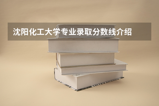 沈阳化工大学专业录取分数线介绍