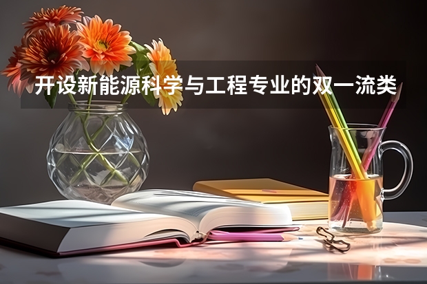 开设新能源科学与工程专业的双一流类大学有几所