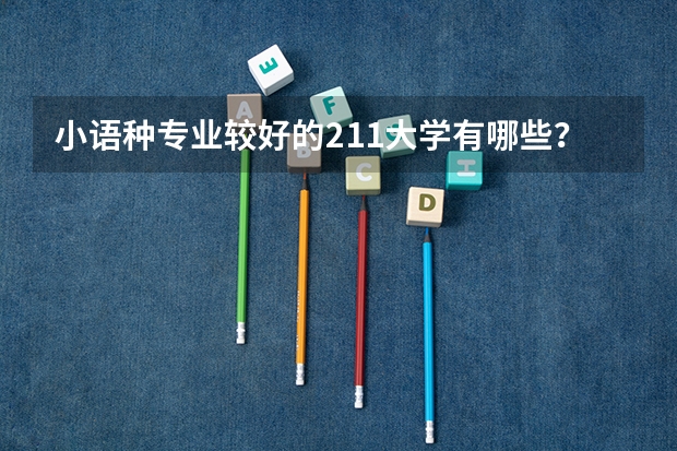 小语种专业较好的211大学有哪些？