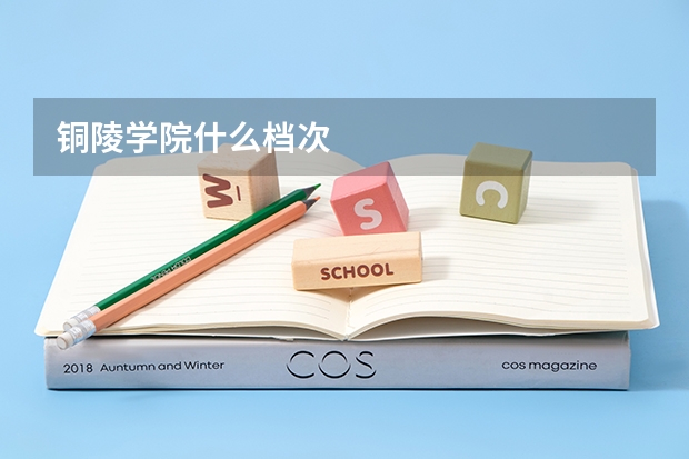 铜陵学院什么档次