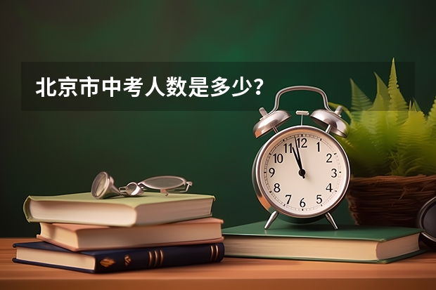 北京市中考人数是多少？