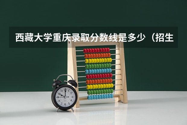 西藏大学重庆录取分数线是多少（招生人数）