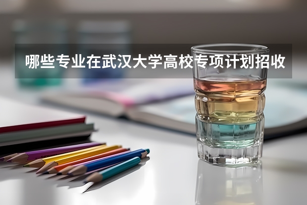 哪些专业在武汉大学高校专项计划招收