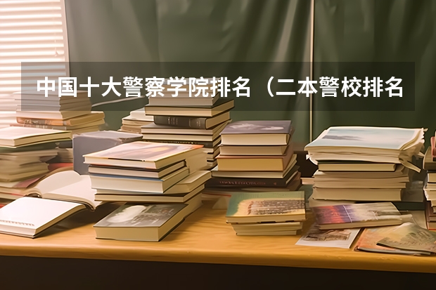 中国十大警察学院排名（二本警校排名一览表）