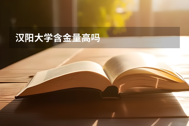 汉阳大学含金量高吗
