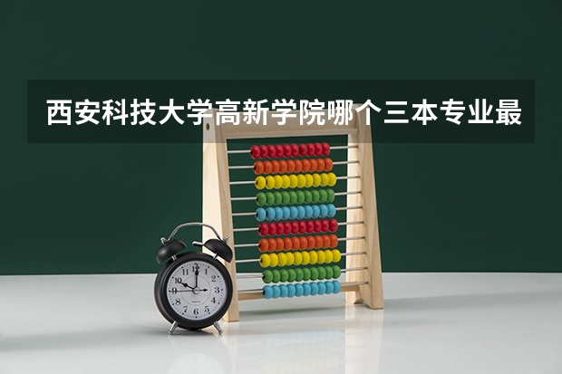 西安科技大学高新学院哪个三本专业最好？