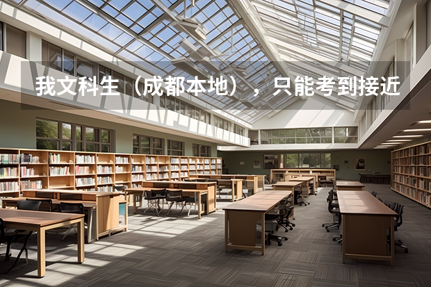 我文科生（成都本地），只能考到接近五百分，能上到成都外国语学院（三本）吗？