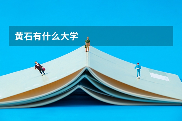 黄石有什么大学