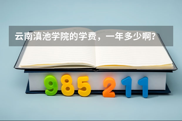 云南滇池学院的学费，一年多少啊？