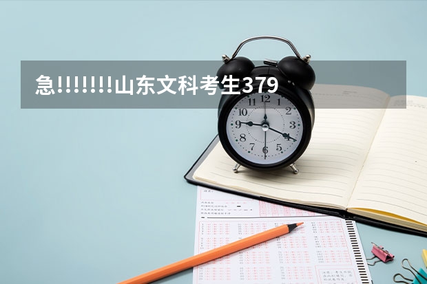 急!!!!!!!山东文科考生379分 能上什么专科学校