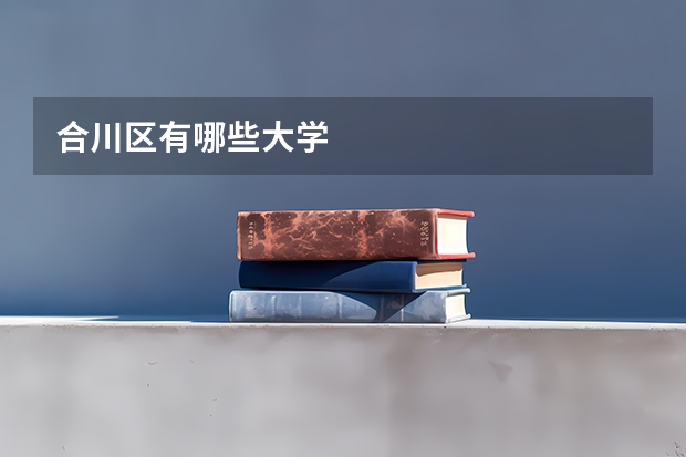 合川区有哪些大学